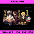 Demon Slayer PNG, Kimetsu no Yaiba, Zenitsu Inosuke Rice Ball PNG