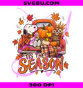 Tis The Season Fall PNG, Vintage Autumn Truck PNG, Cozy Harvest Pumpkin PNG