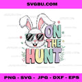 On The Hunt Easter Bunny PNG, Cool Rabbit Sunglasses PNG Clipart