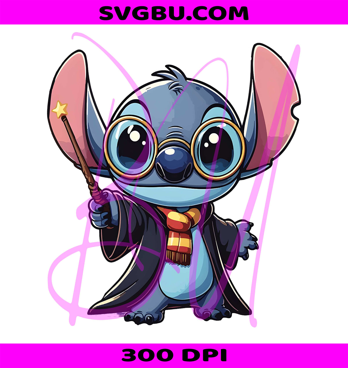 Cute Stitch Halloween PNG, Halloween Wizard PNG, Spooky Stitch PNG