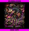 250 Years USA Bass PNG, Patriotic Fishing PNG, American Flag Fish PNG