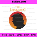 The Lying King Donald Trump Sunset PNG, Vector Satire PNG
