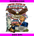 Trump 250th Birthday America PNG, 250 Years 4th July Patriotic PNG
