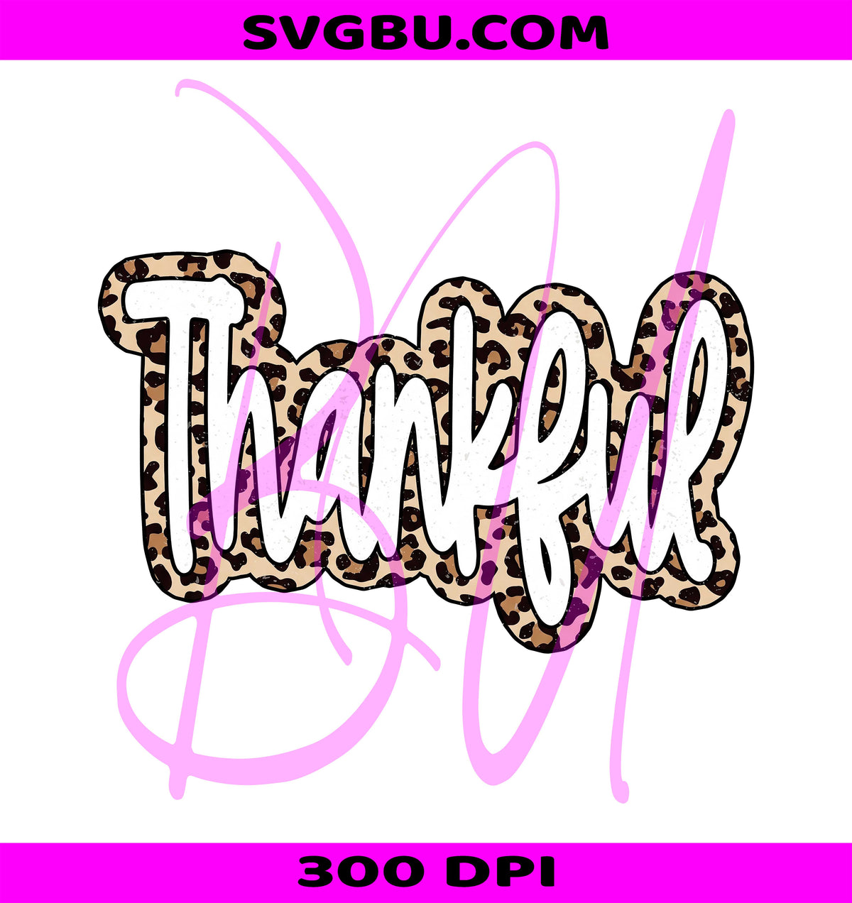 Thankful PNG, Leopard Thanksgiving PNG, Retro Fall Sublimation PNG