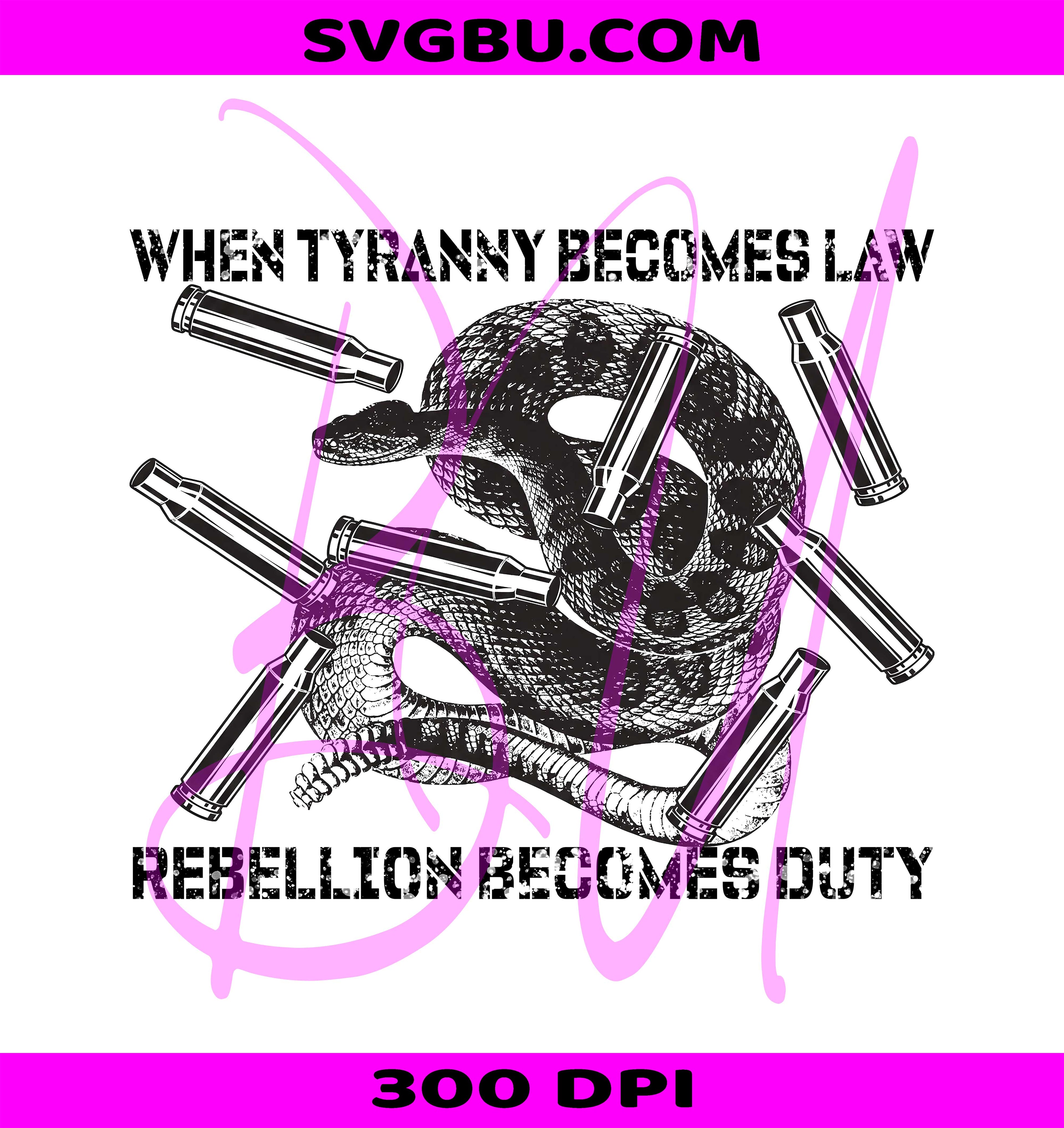 Snake 2nd Amendment PNG, Bullet Snake PNG, Rebellion Becomes Duty PNG