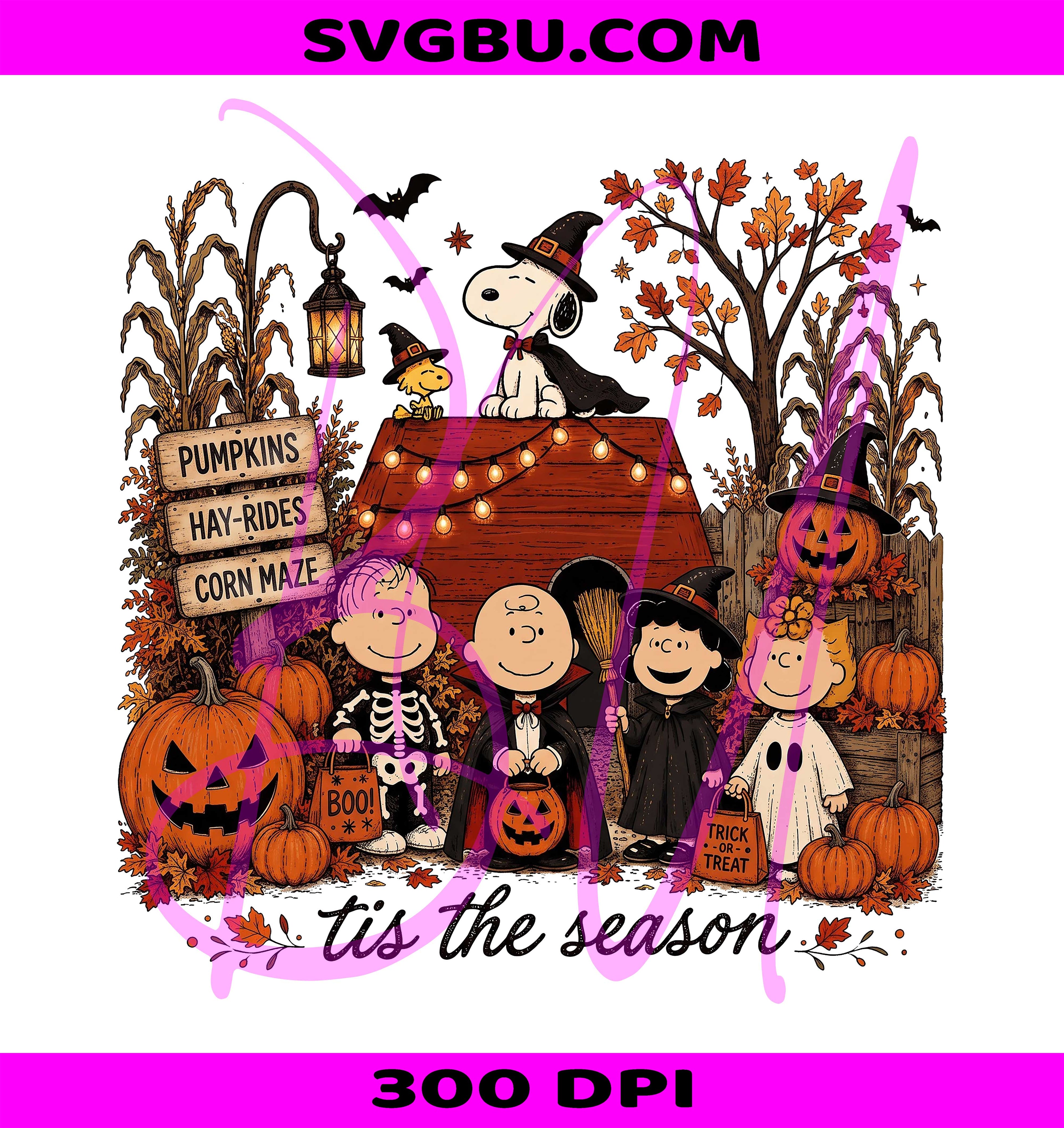 Snoopy Halloween PNG, Trick Or Treat Snoopy PNG, Peanuts Halloween PNG