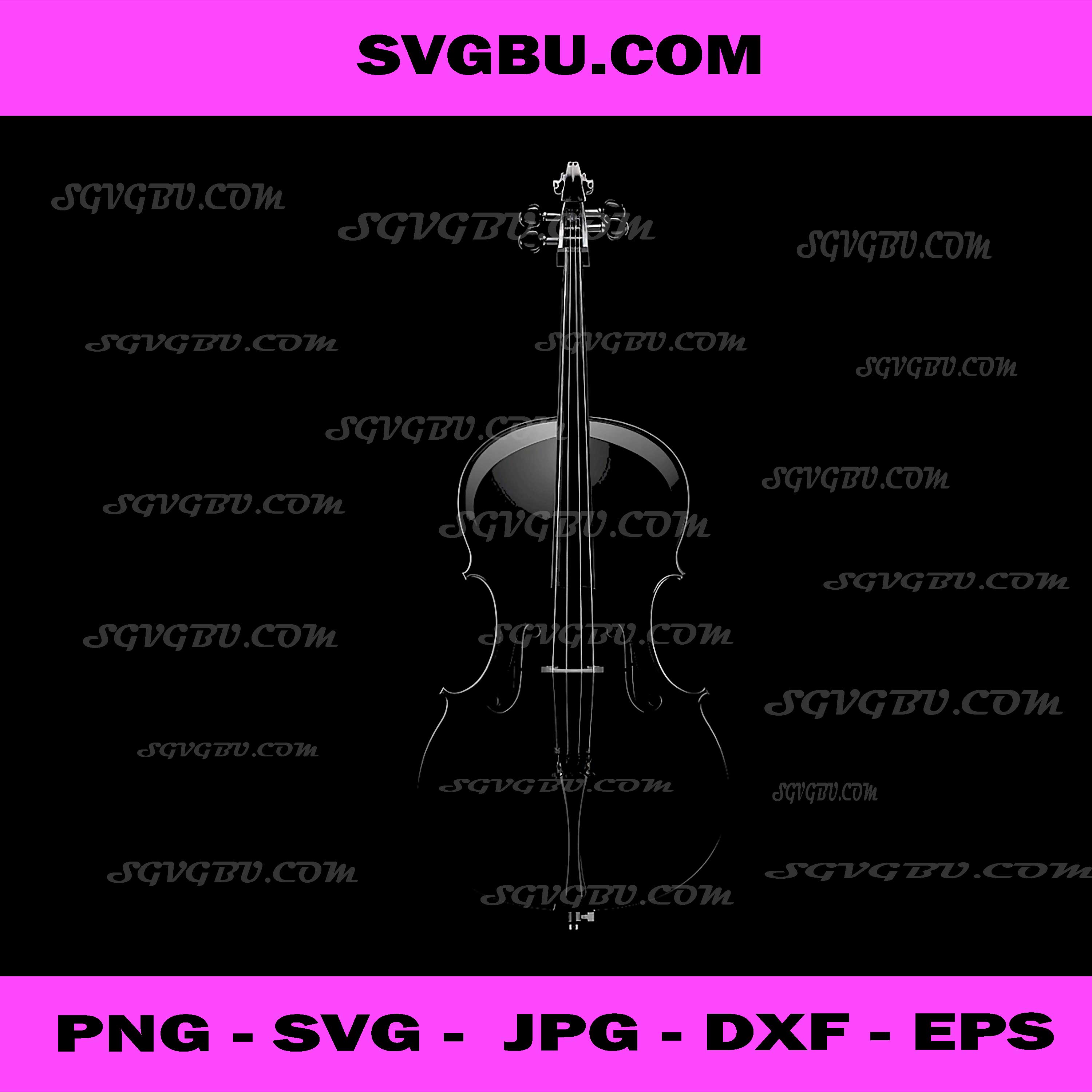 Cello Vector Apparel PNG, Adult Black Small Cello Illustration PNG