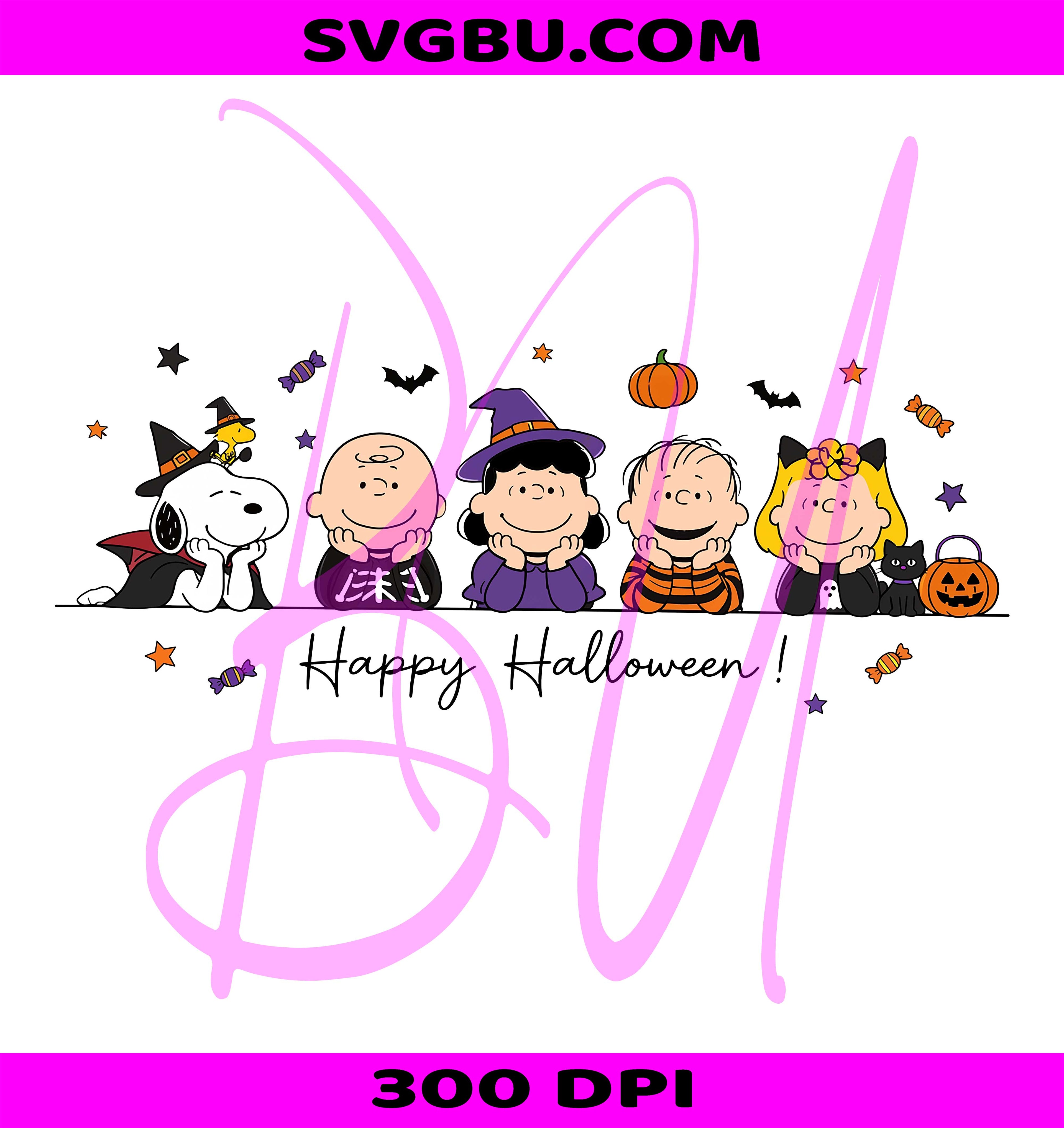 Snoopy Halloween PNG, Peanuts Halloween PNG, Trick Or Treat PNG