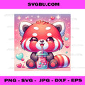 Chibi Red Panda PNG, Cute Red Panda PNG, Kawaii Red Panda PNG