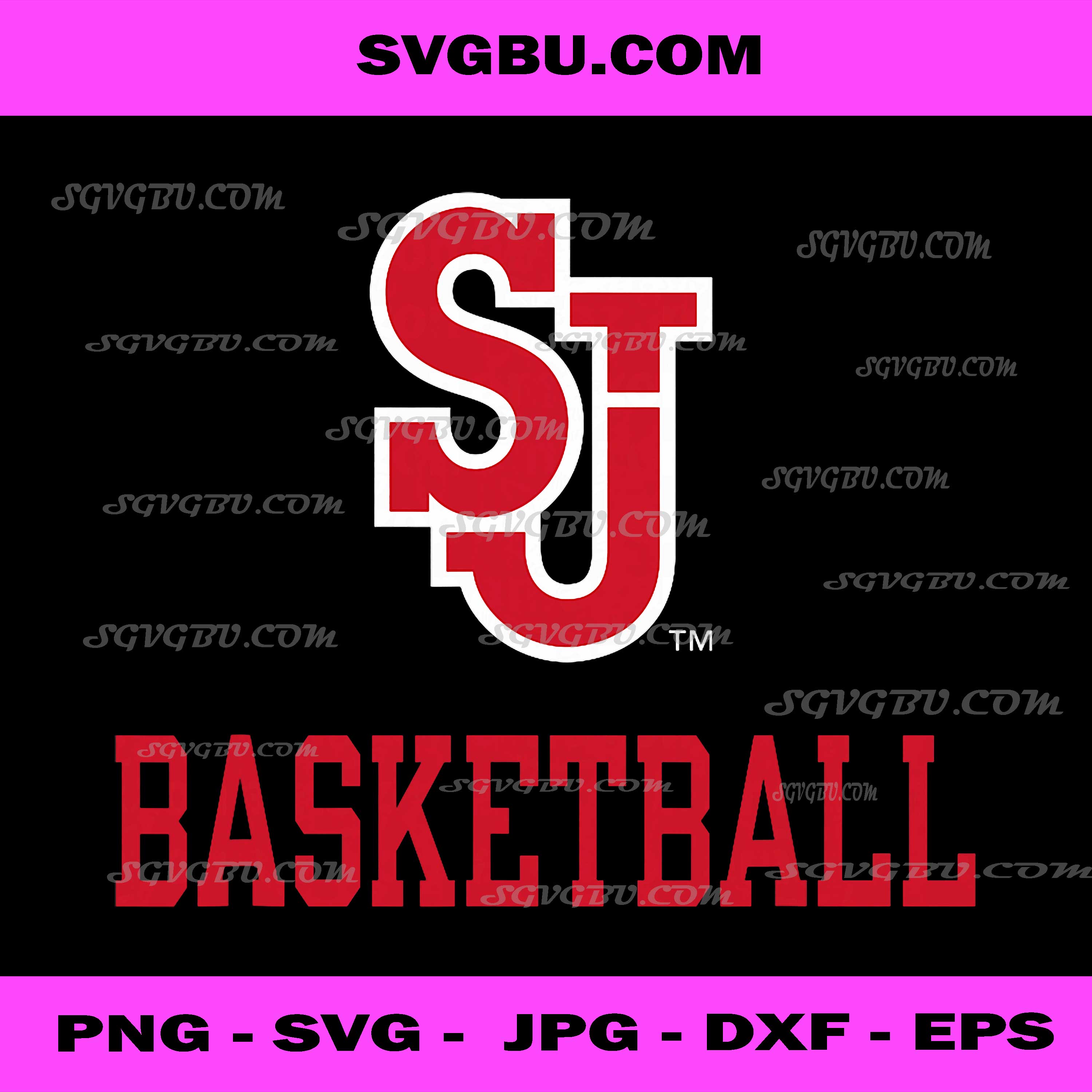 St Johns Red Storm Basketball Icon PNG, College Team PNG
