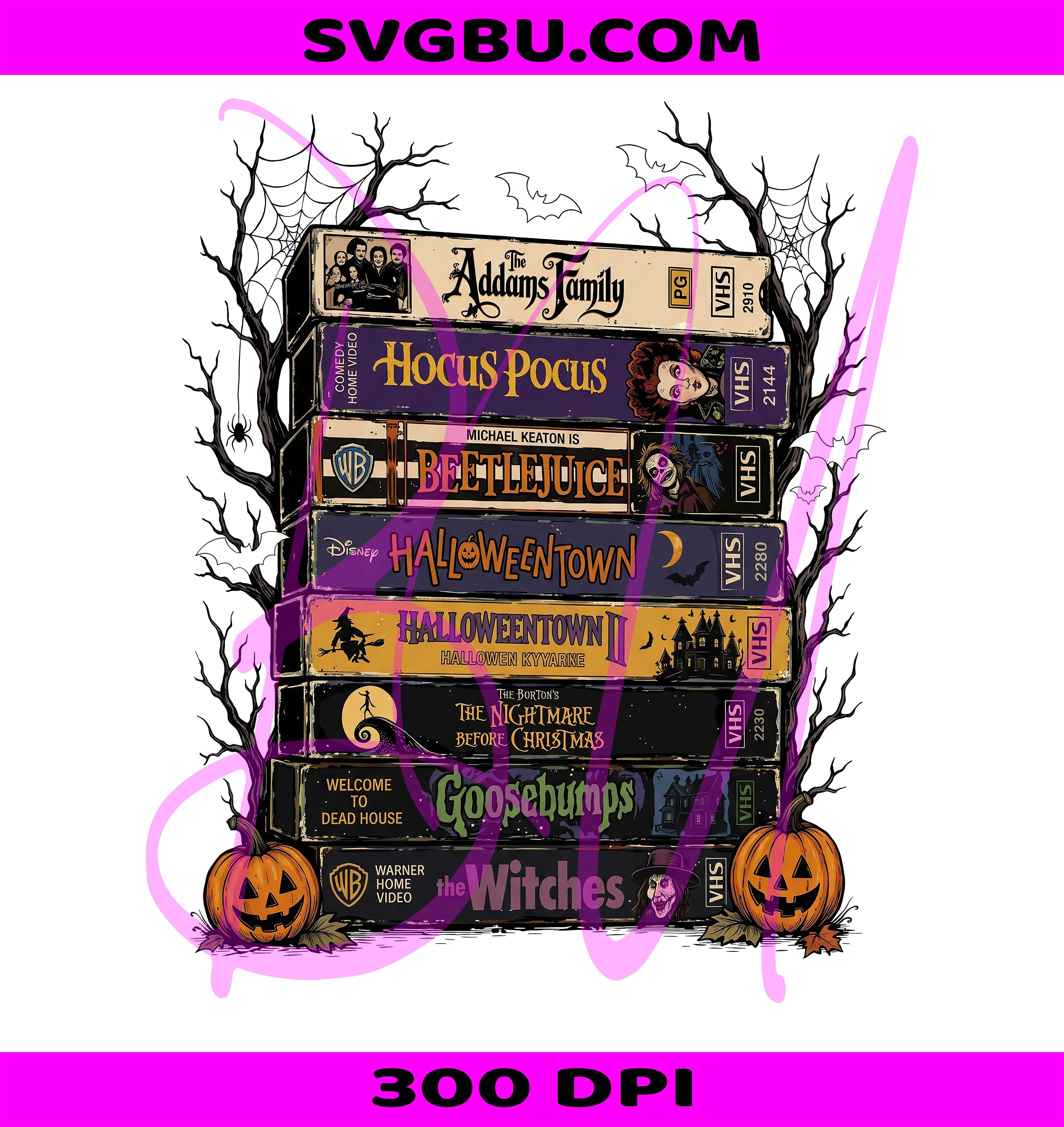 Vintage Halloween VHS PNG, Retro Spooky Season PNG, Scary Movie PNG