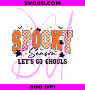 Checkered Spooky Season PNG, Retro Halloween PNG, Spooky Ghouls PNG