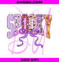 Comfort Colors Spooky PNG, Retro Ghost Halloween PNG, Spooky Season PNG