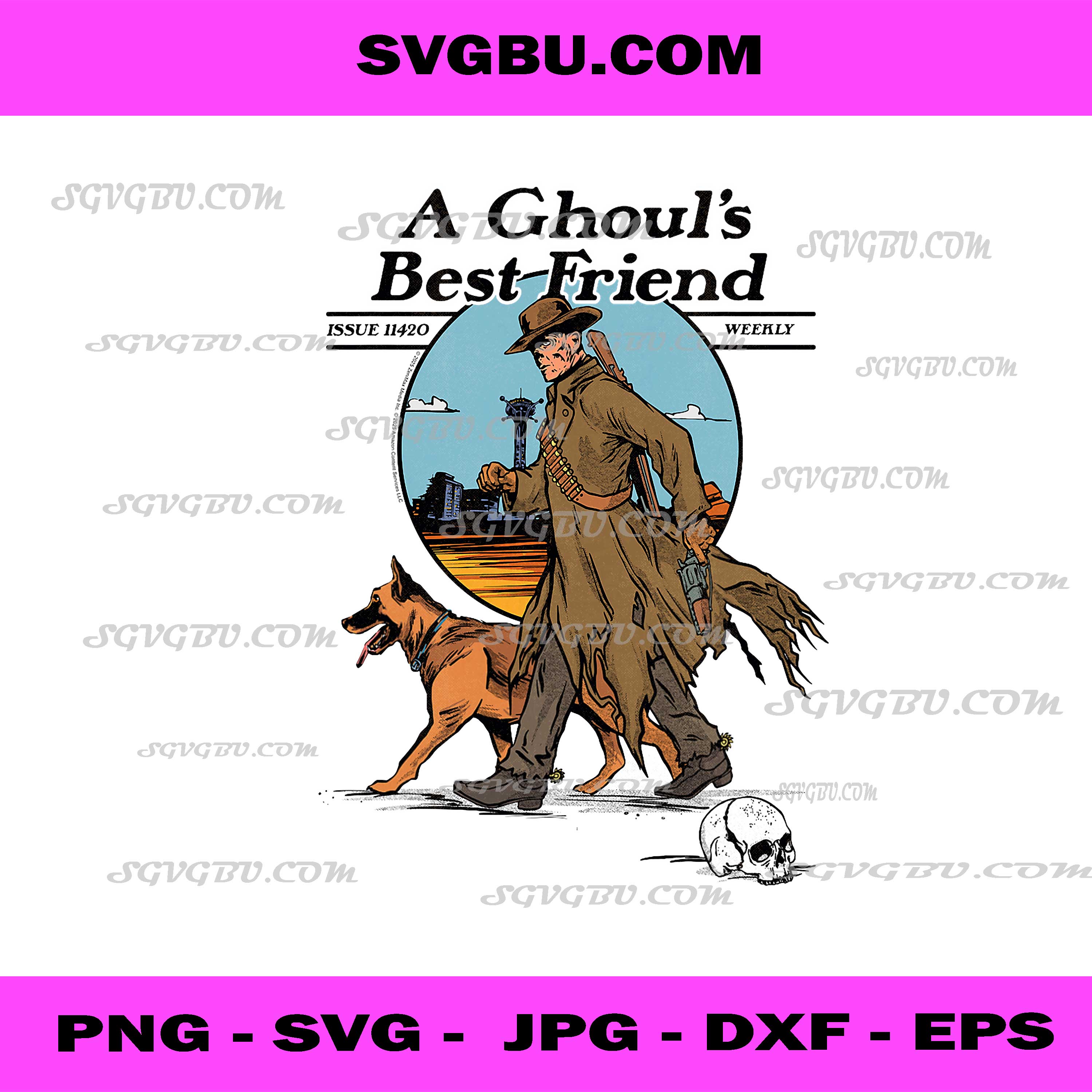 Fallout A Ghoul's Best Friend Illustrated Magazine Cover TV PNG