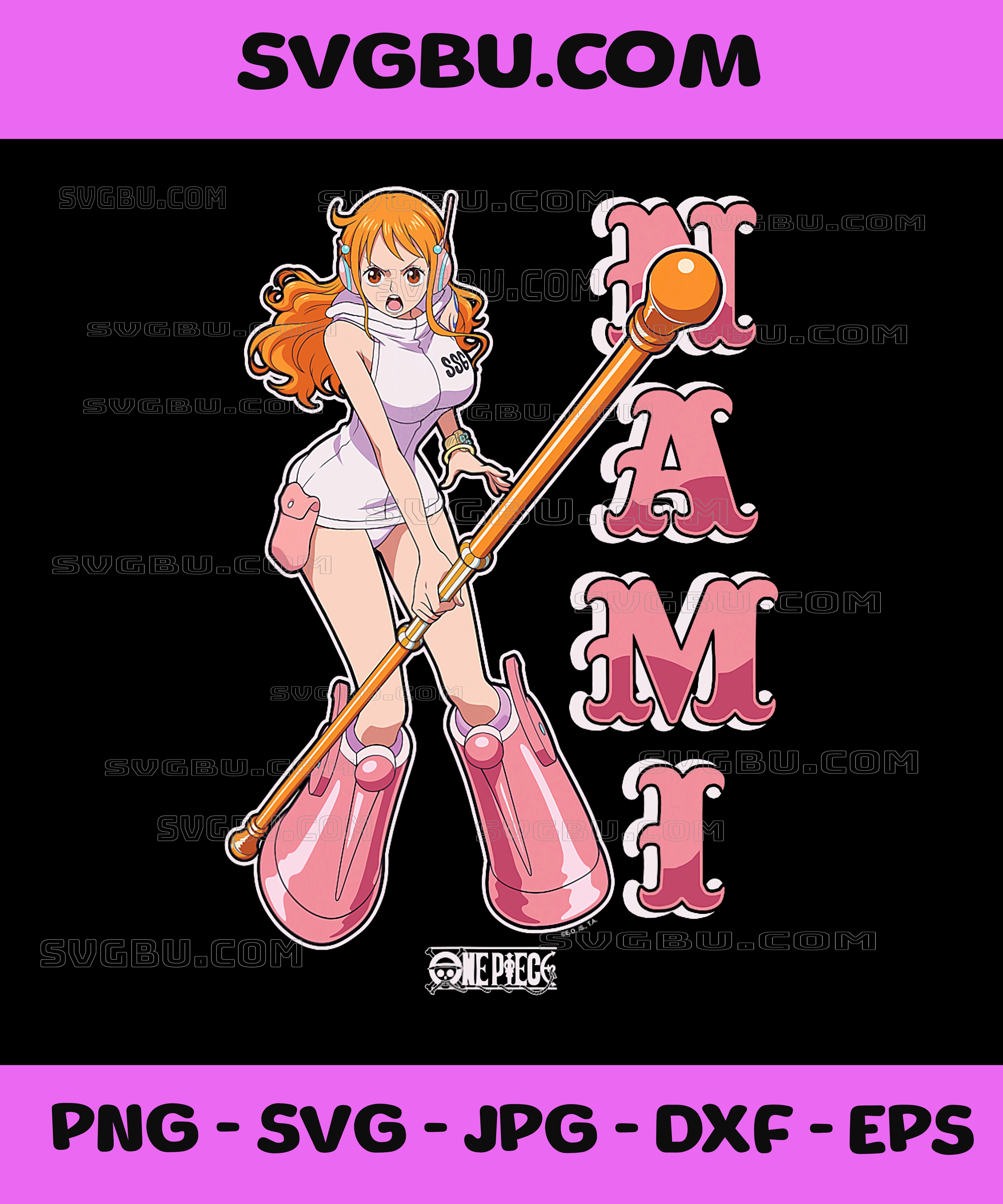 One Piece Anime Nami Egghead Island PNG