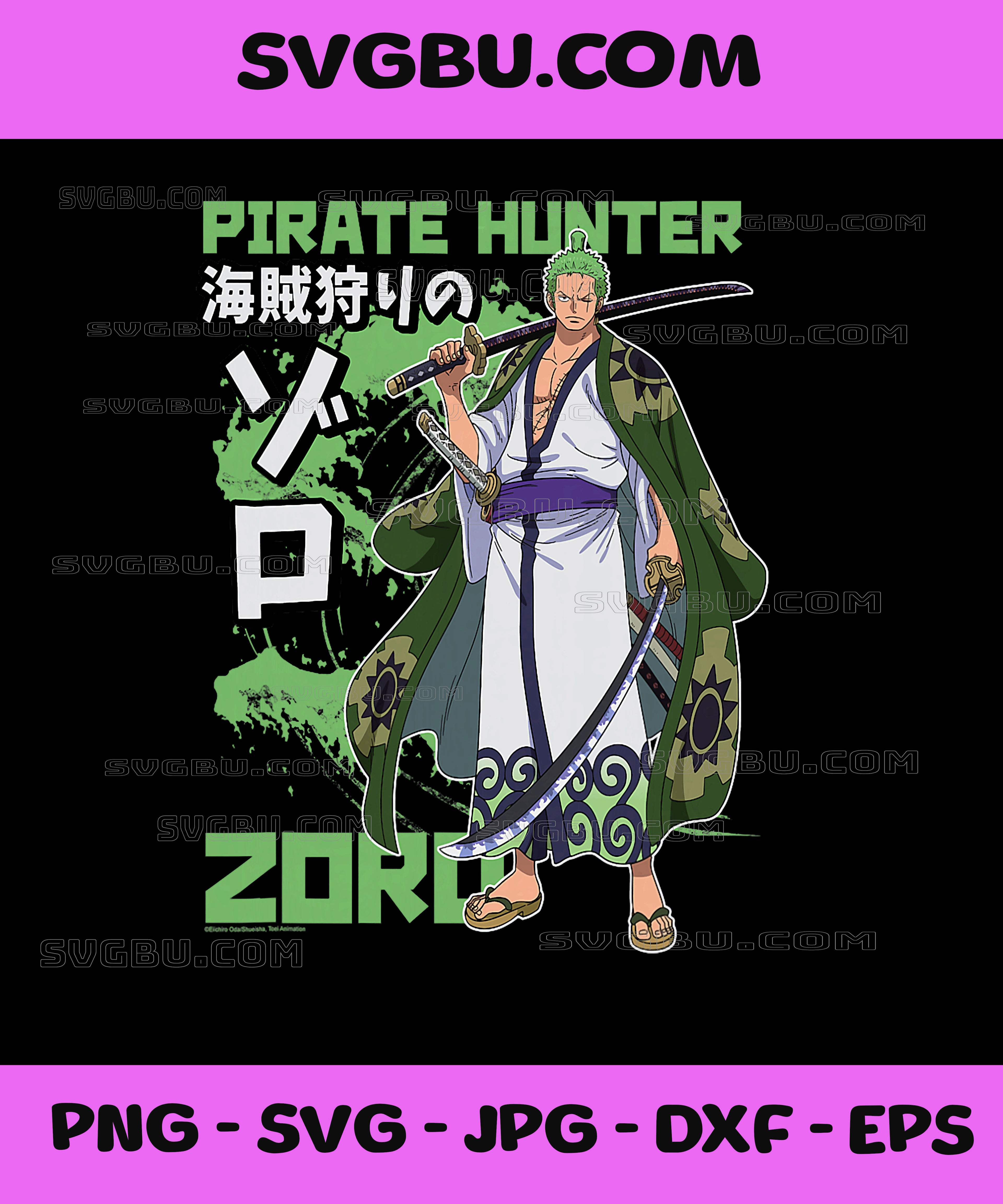 One Piece PNG, Anime Pirate Hunter Zoro Wano PNG