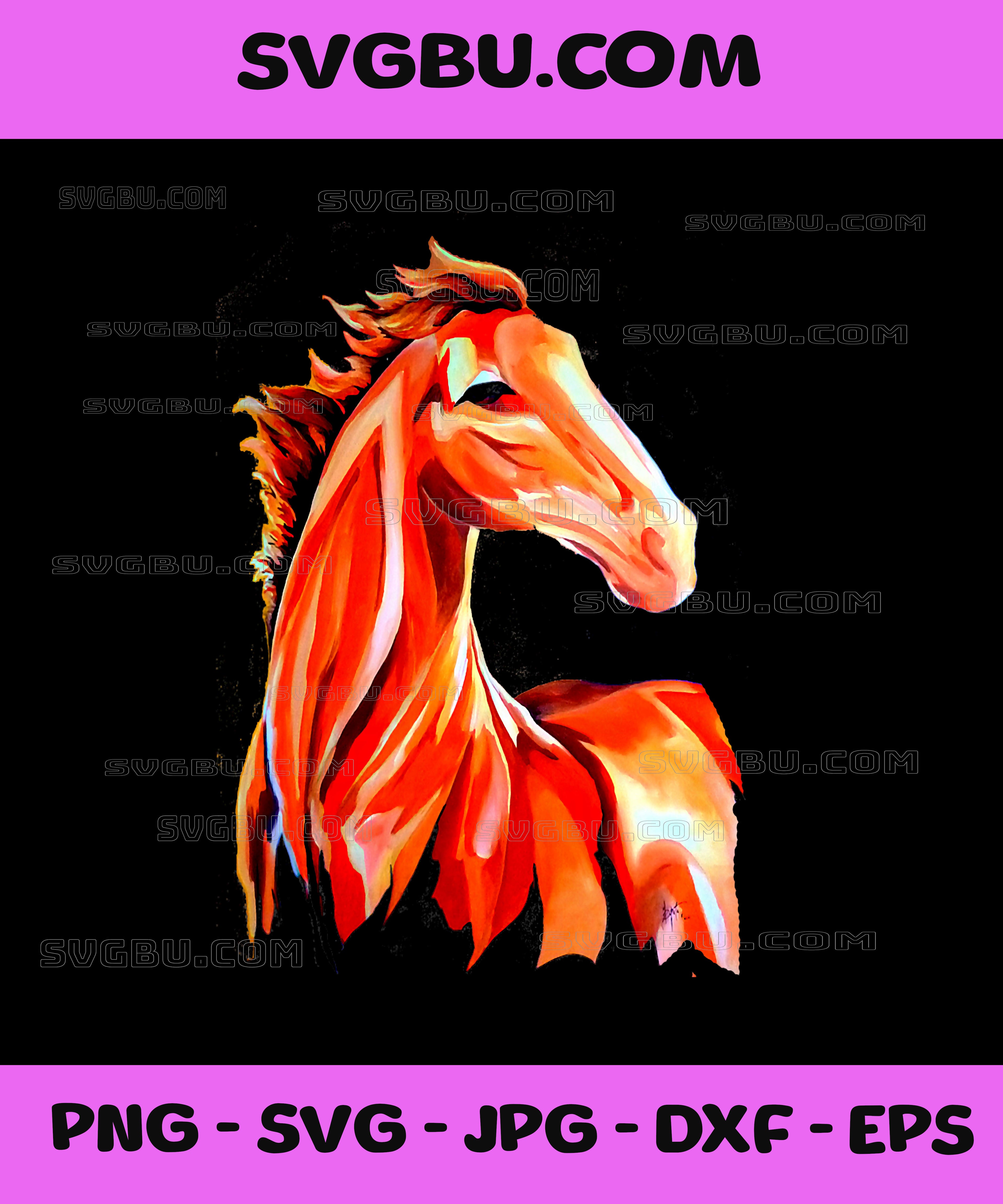 Opalo Fiery Horse PNG, Red Fiery Horse PNG, Zodiac 2026 Symbol PNG